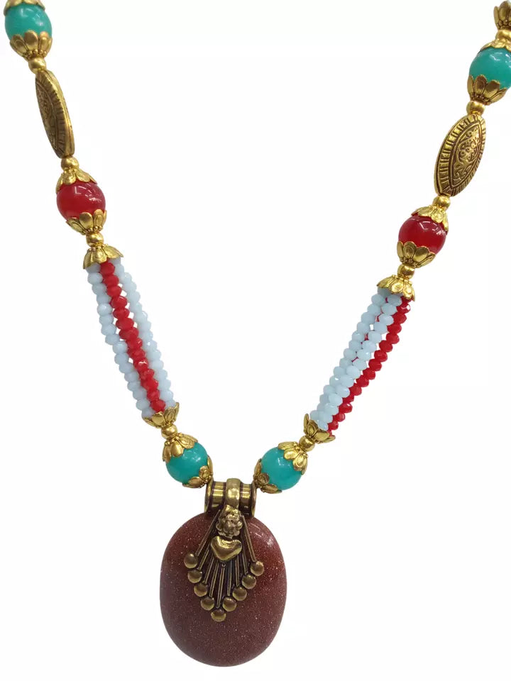 Beauty Pendant Necklace for Women & Girls Neck Chain Locket Fancy Stylish