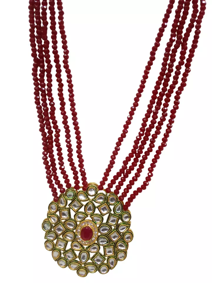 Women Jewellery Necklace Set Stylish Gold Plated Antique Wedding Girls Pendant