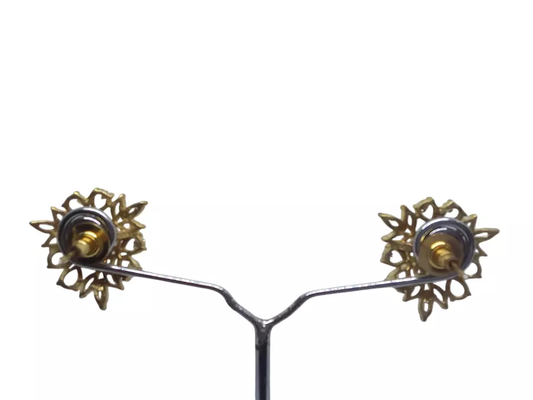 Women Earrings Jewelry Indian Bollywood Gold Tone Tops Style Bridal Copper