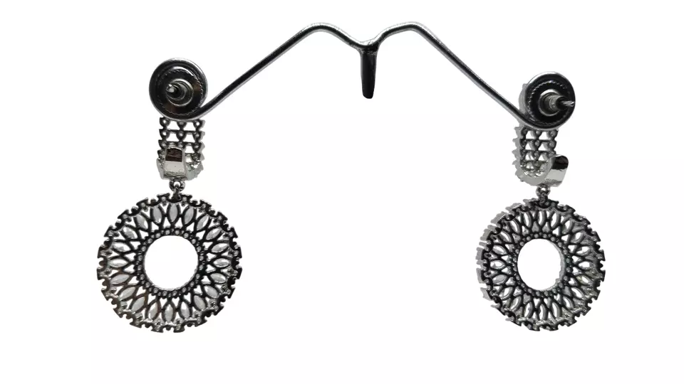 Women Bollywood Style Bridal Jewelry Indian CZ Earring AD Earrings Diamond