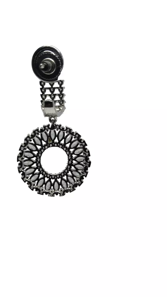 Women Bollywood Style Bridal Jewelry Indian CZ Earring AD Earrings Diamond
