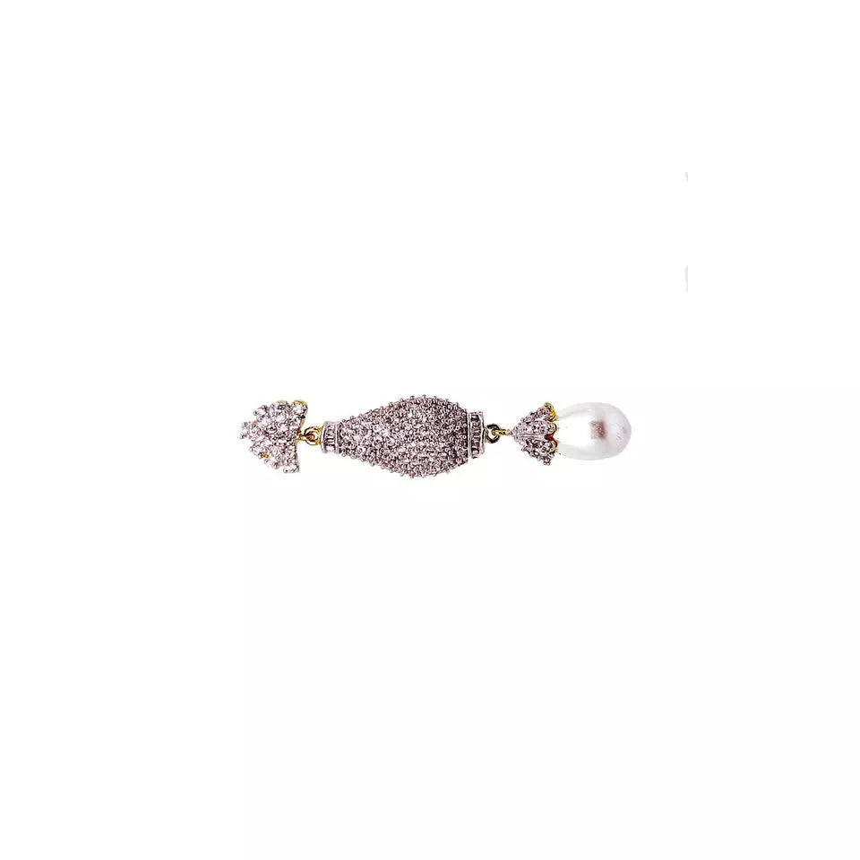 Women Earrings Indian Bollywood Gold Plated Cubic Zirconia Valentine's Day Gift