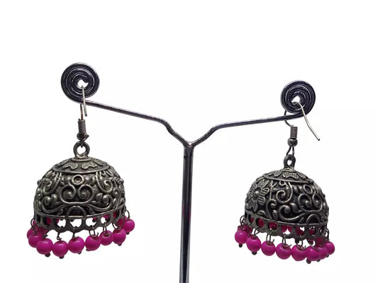 Women Earrings Brass Jewelry Indian Bollywood Style Bridal Brass Earrings By Kalra Creations