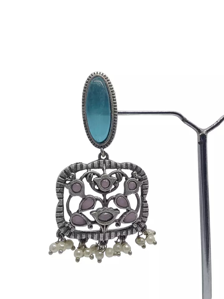 Women Earrings Tops Jewelry Indian Bollywood Style Bridal Brass Earrings