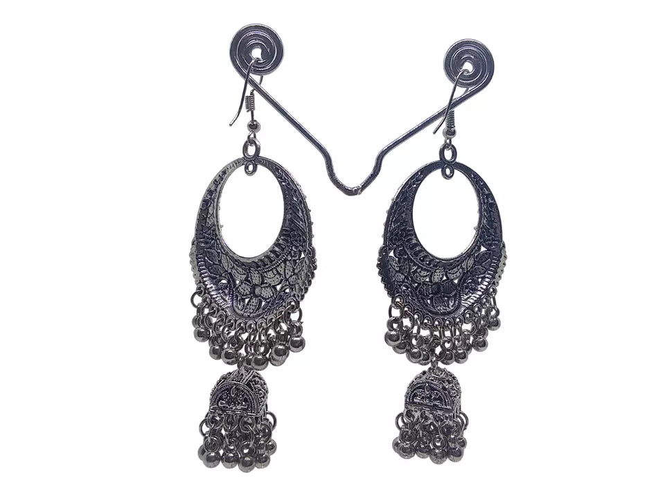 Women Earrings Brass Jewelry Indian Bollywood Style Bridal Brass Earrings