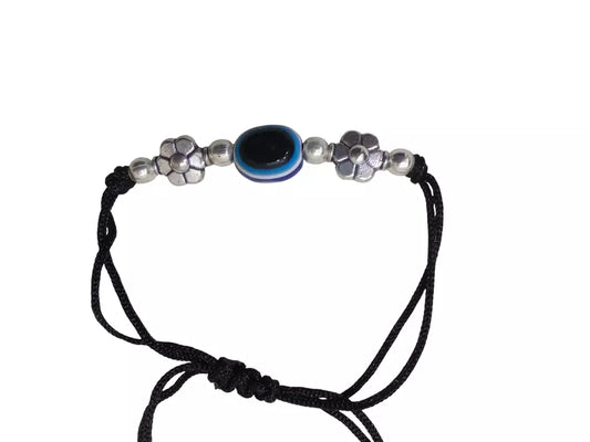 Women Bracelet Beads Evil Eye Handmade Bracelet Girls Adjustable Threads Indian Traditional By Kalra Creations