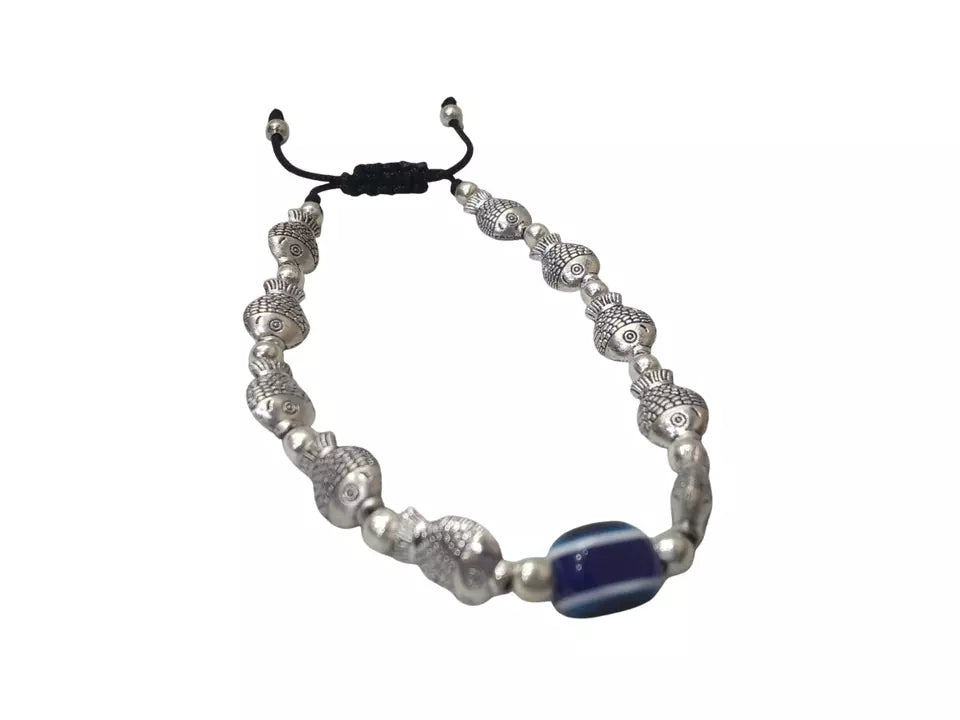 Women Bracelet Beads Handmade Bracelet Adjustable Threads Evil Eye