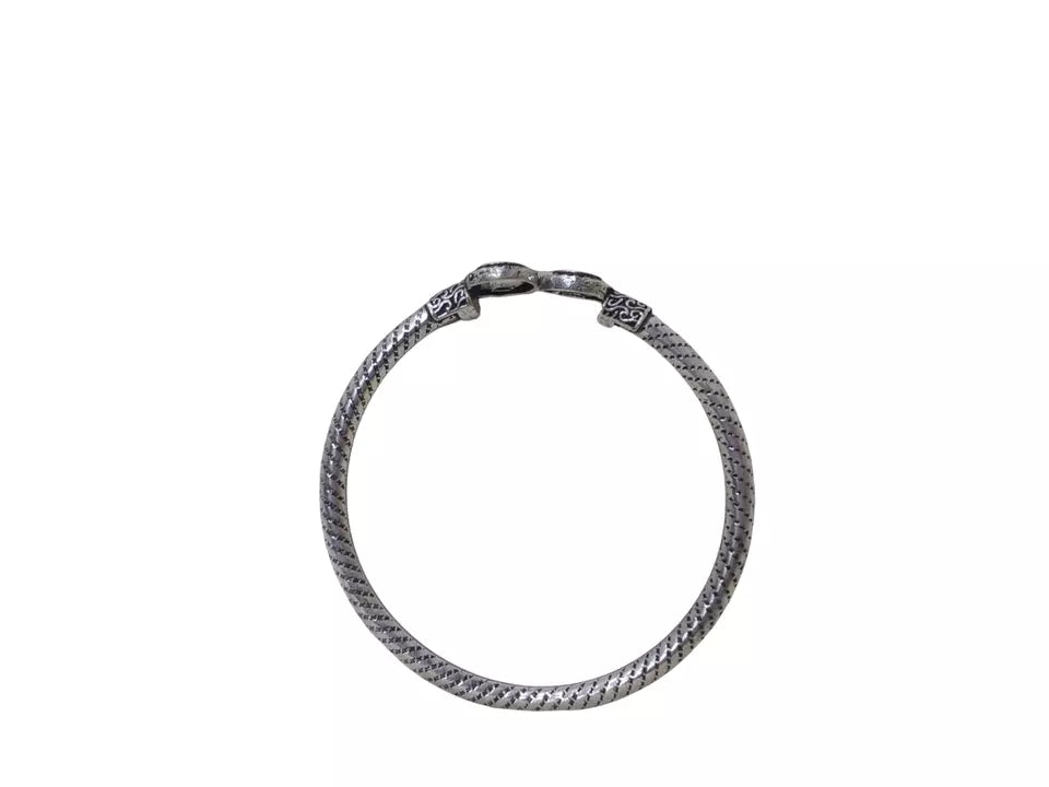 Bangles Women Brass Oxidised side openable Bracelet Brass By Kalra Creations