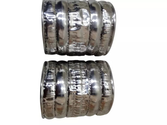 Women Indian Brass SWomen Indian Brass Side Openable Bracelet Oxidised Rajasthani Bangles By Kalra Creations