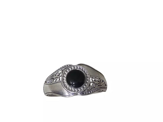 Women Brass Bangle Side Openable Bracelet Brass Silver Oxidised Bangles By Kalra Creations