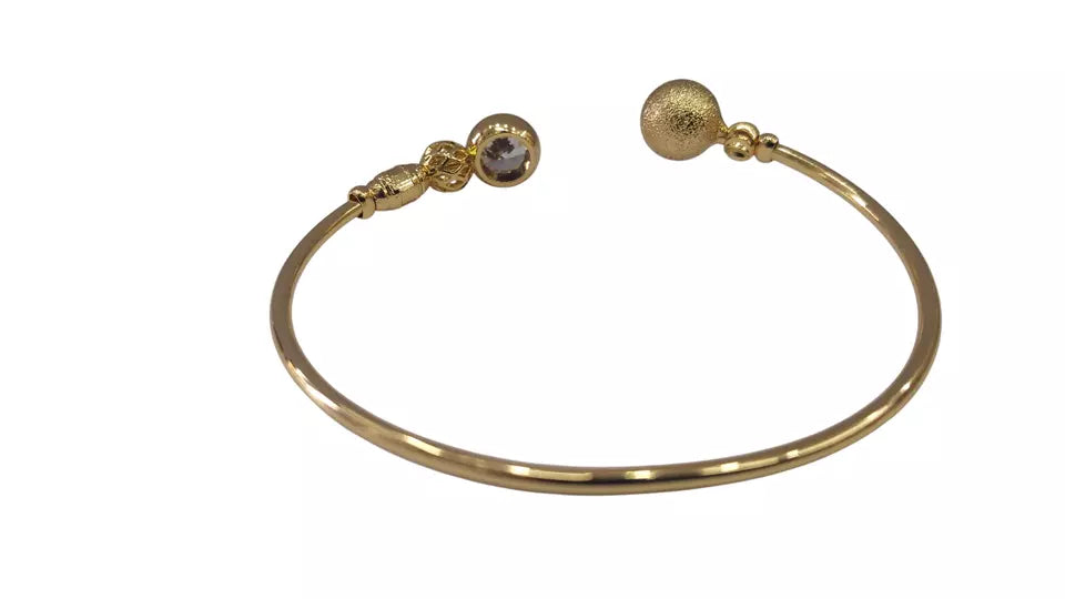 Women Bracelet Gold Plated Indian Jewelery Stone Kada Bracelet AD