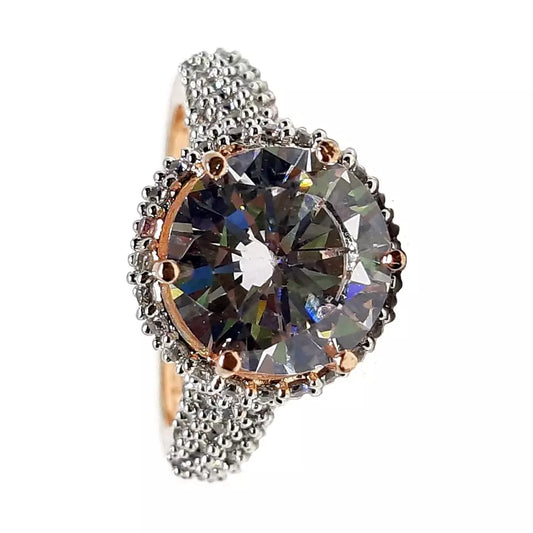 Women Rose Gold Plated Ring Amazing Handmade Wedding Ring Copper Engagement Ring By Kalra Creations