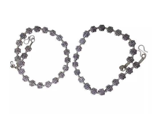 Indian Women Brass Oxidised Girls Payal Fashion Traditional Pajeb Anklets By Kalra Creations