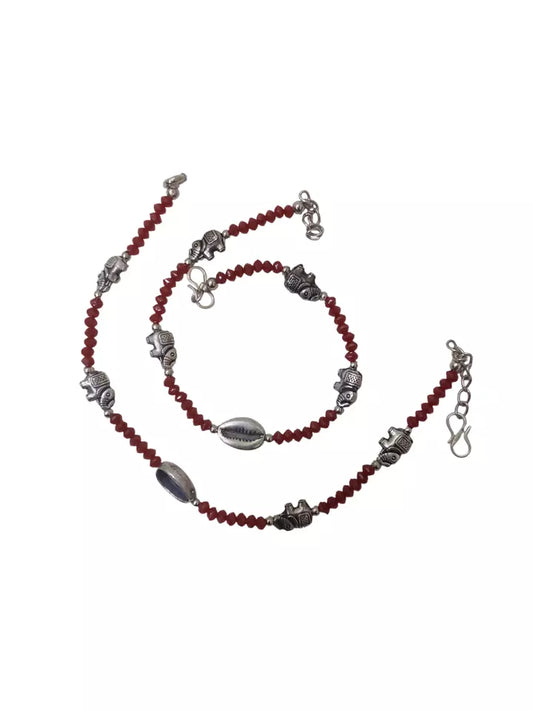 Women Anklets Indian Brass Oxidised Girls Payal Pajeb Fashion Traditional By Kalra Creations