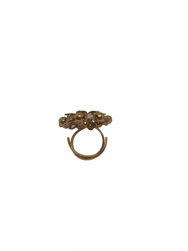 Style Speaks India Polki Adjustable Kundan Rings for Women Bollywood