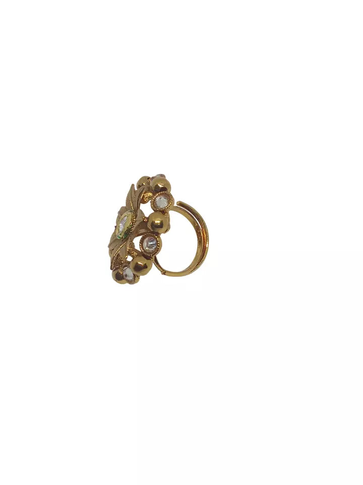 Style Speaks India Polki Adjustable Kundan Rings for Women Bollywood