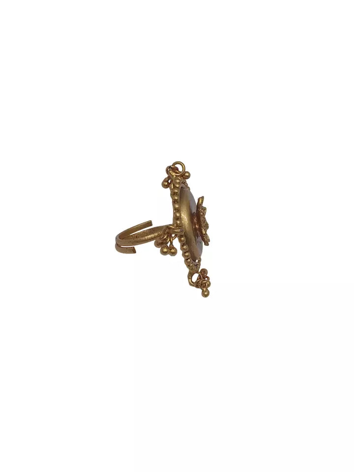 Style Speaks India Polki Adjustable Kundan Rings for Women Bollywood