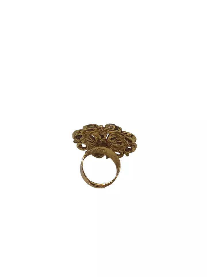 Style Speaks India Polki Adjustable Kundan Rings for Women Bollywood
