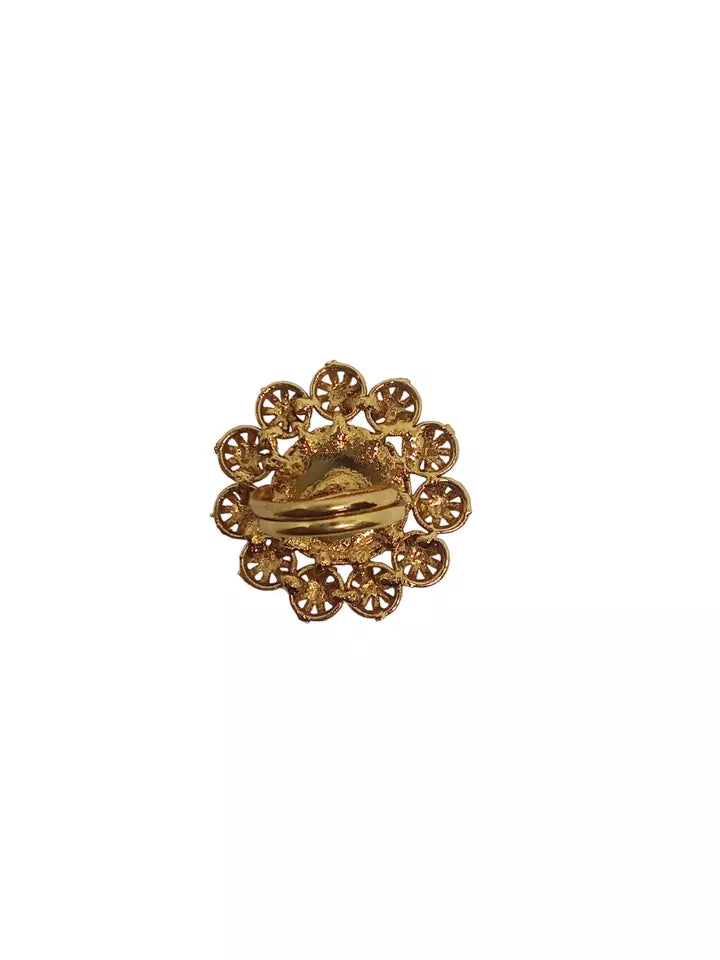 Style Speaks India Polki Adjustable Kundan Rings for Women Bollywood