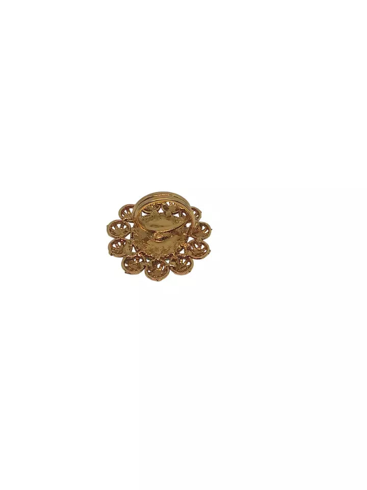 Style Speaks India Polki Adjustable Kundan Rings for Women Bollywood