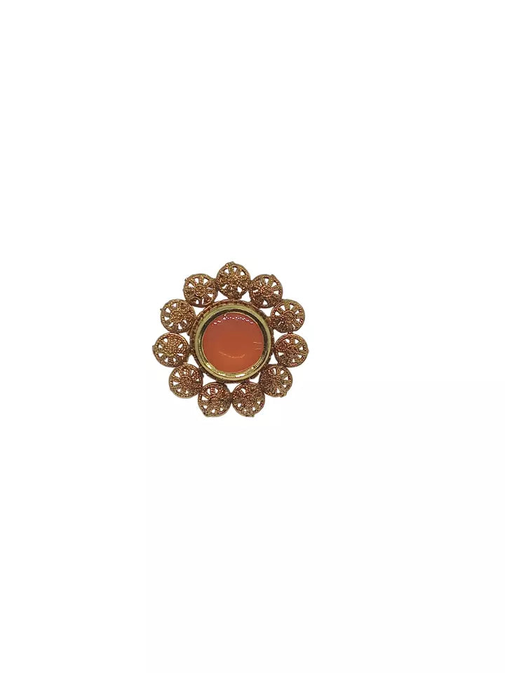 Style Speaks India Polki Adjustable Kundan Rings for Women Bollywood