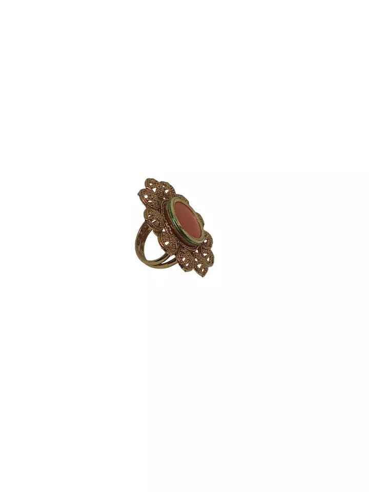 Style Speaks India Polki Adjustable Kundan Rings for Women Bollywood
