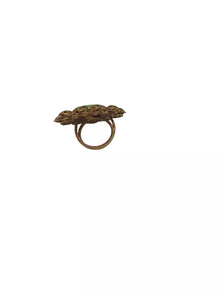 Style Speaks India Polki Adjustable Kundan Rings for Women Bollywood