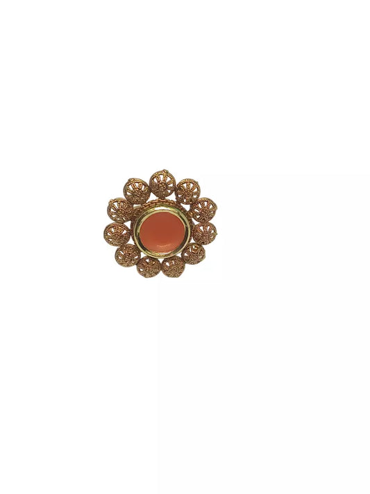 Style Speaks India Polki Adjustable Kundan Rings for Women Bollywood