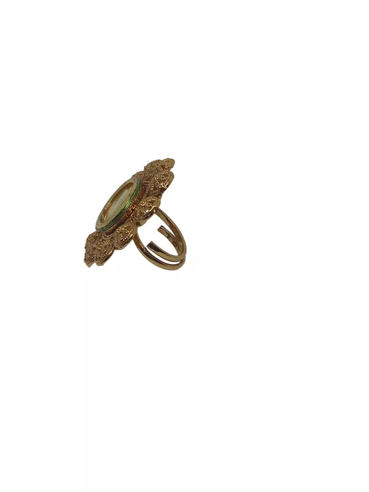 Style Speaks India Polki Adjustable Kundan Rings for Women Bollywood