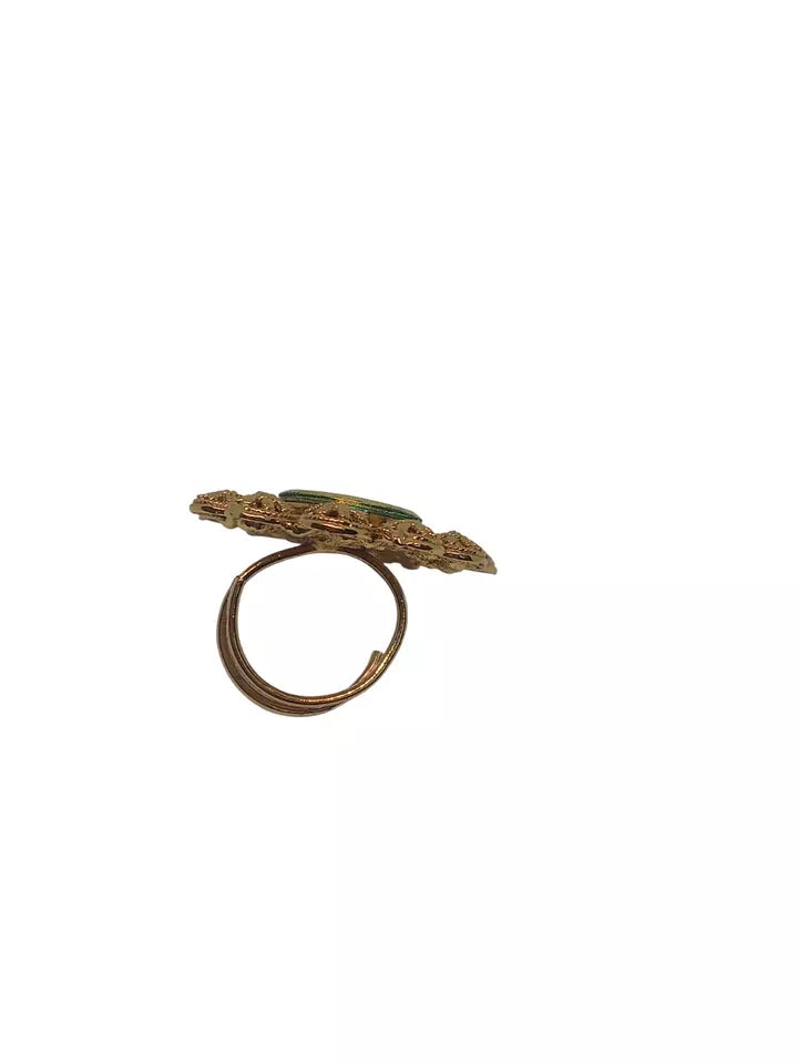 Style Speaks India Polki Adjustable Kundan Rings for Women Bollywood