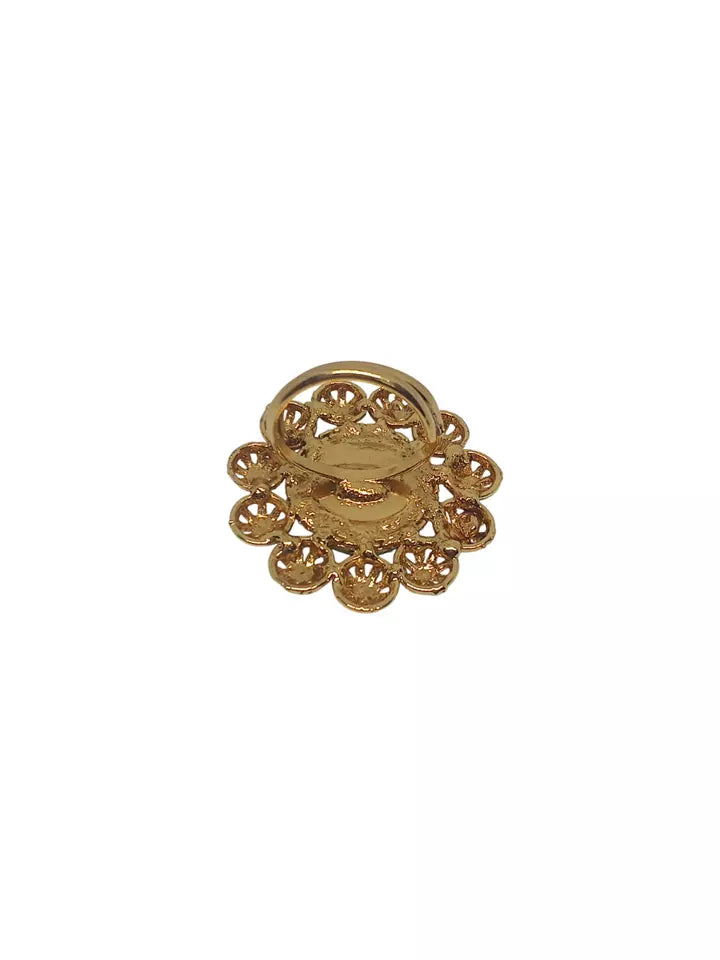 Style Speaks India Polki Adjustable Kundan Rings for Women Bollywood