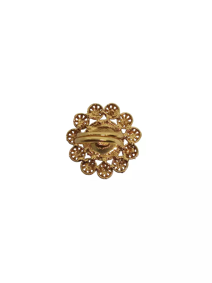 Style Speaks India Polki Adjustable Kundan Rings for Women Bollywood
