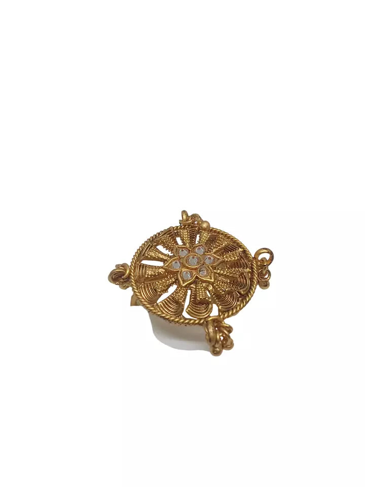 Style Speaks India Polki Adjustable Kundan Rings for Women Bollywood