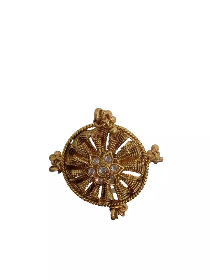 Style Speaks India Polki Adjustable Kundan Rings for Women Bollywood