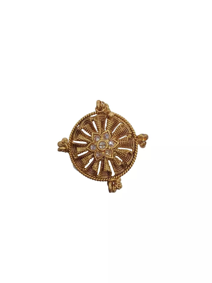 Style Speaks India Polki Adjustable Kundan Rings for Women Bollywood