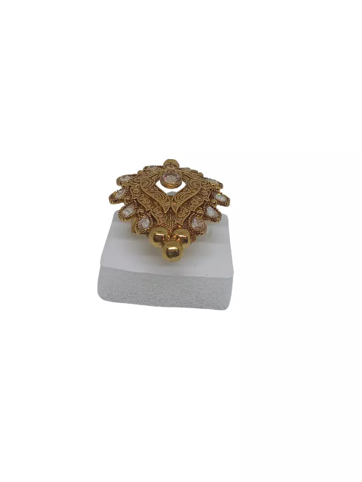 Style Speaks India Polki Adjustable Kundan Rings for Women Bollywood