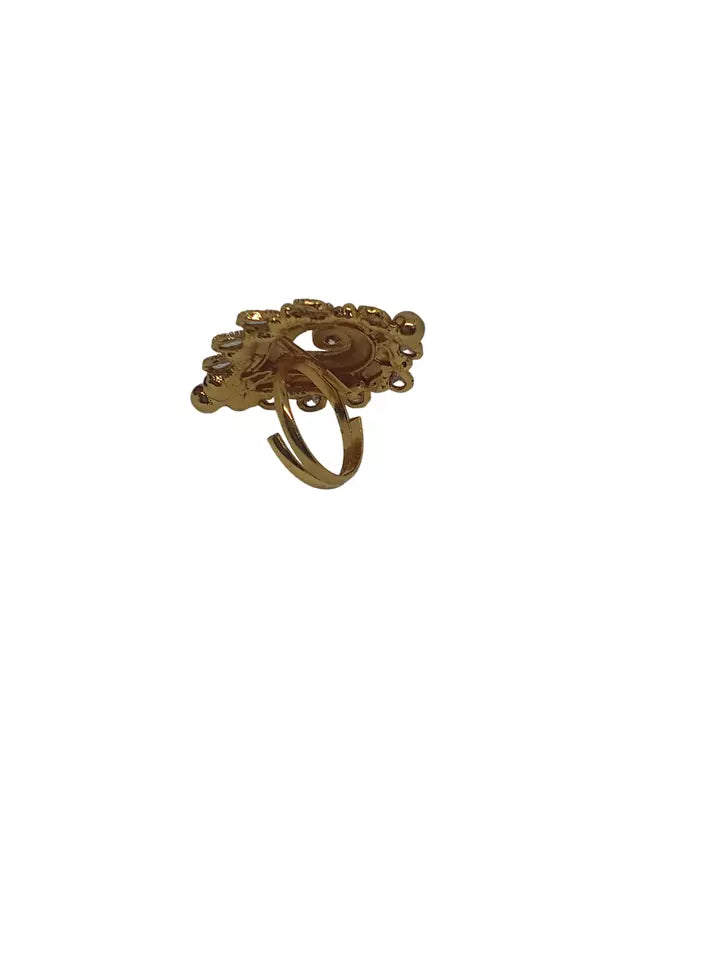 Style Speaks India Polki Adjustable Kundan Rings for Women Bollywood