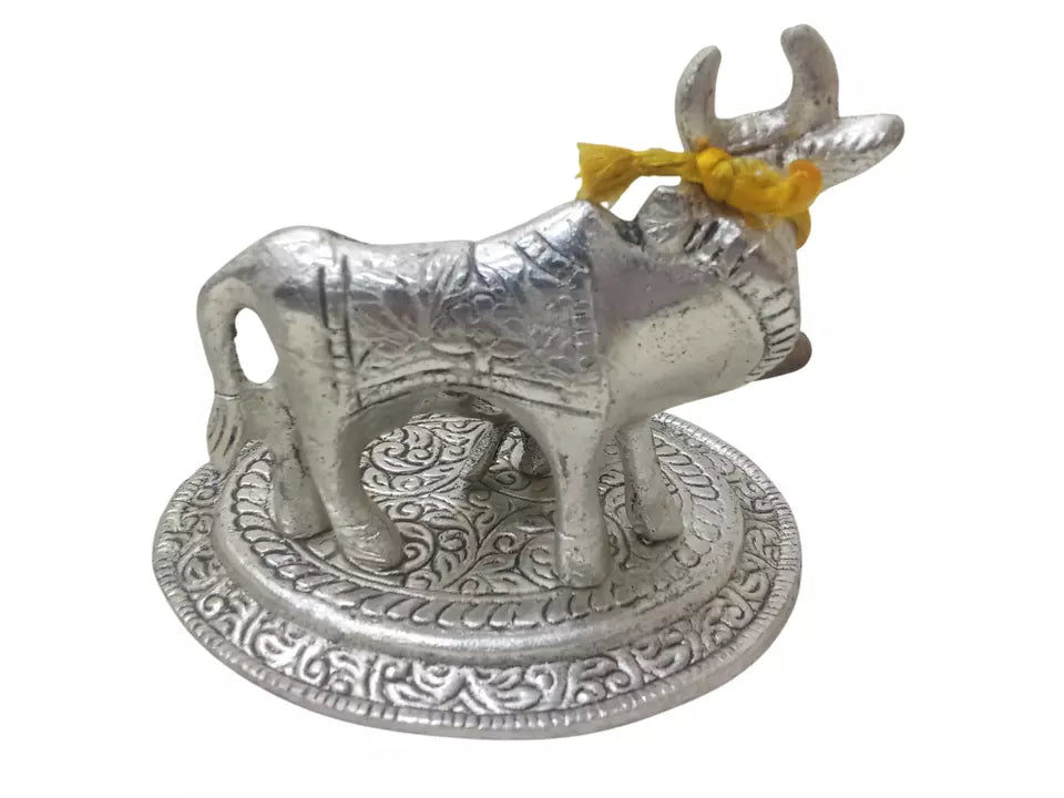 Cow and Calf Kamdhenu Cow Statue Sacared Animal Idols Pooja and Decorations