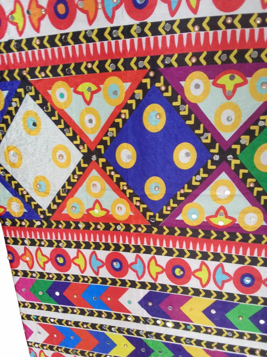 Pakistani Women Heavy Mirror & Bead Perfect Weddings Festivals Dupatta Handwork By Kalra Creations