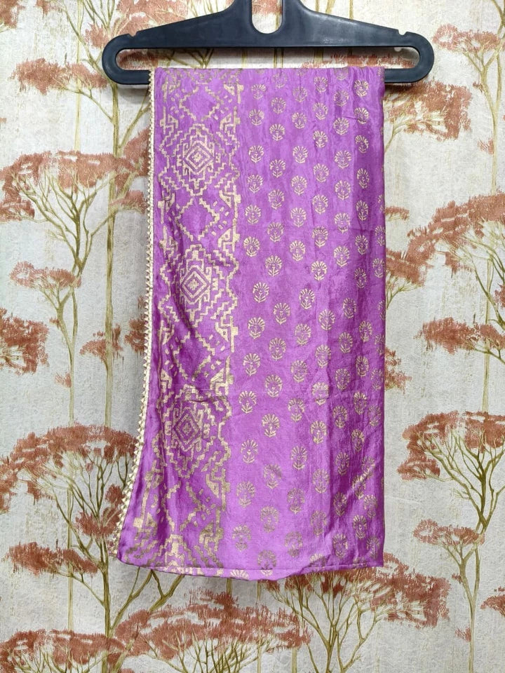 Wedding Dupatta Multicolor for Women Phulkari Bridal Silk