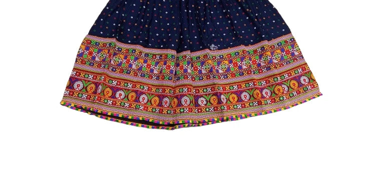 Cotton Chaniya Choli with Dupatta | Navratri Garba Dandiya Lehenga