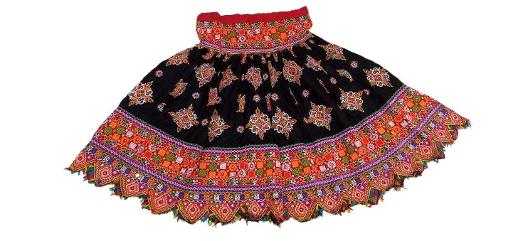 Traditional Embroidered Navratri Choli | Garba Dandiya Lahenga Set