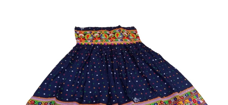 Cotton Chaniya Choli with Dupatta | Navratri Garba Dandiya Lehenga