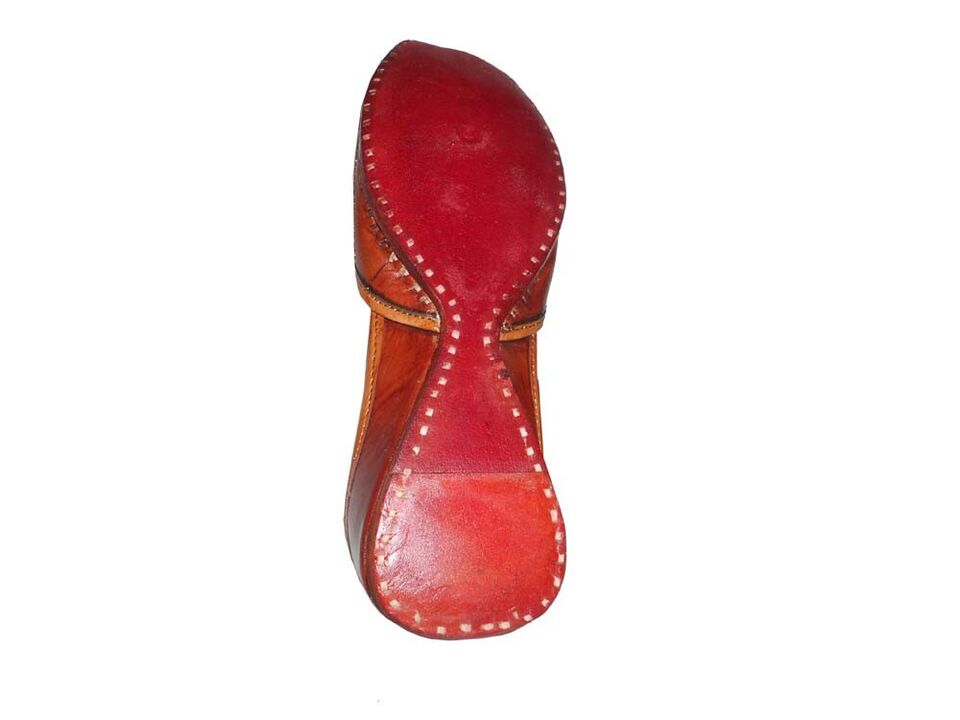 By Kalra Creations Women Shoes Ethnic Mojaries Handmade Leather Indian Khussa Wedding Jutties Flip-Flops US 5.5-7.5