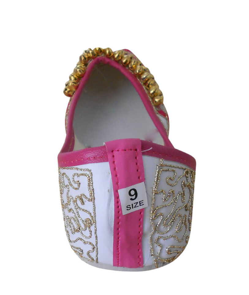 Women Shoes Traditional Mojaries Indian Handmade Multi-Color Jutties Pointy Flip-Flops Flat US 5-8