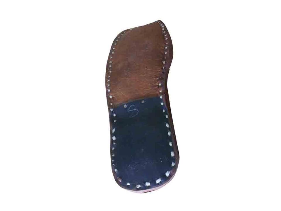 Men Sandals Traditional Indian Shoes Handmade Jutties Leather Ethnic Mojaries Flip-Flops US 9-10