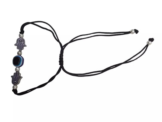 Women Bracelet Beads Evil Eye Handmade Bracelet Girls Adjustable Threads