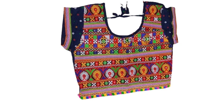 Cotton Chaniya Choli with Dupatta | Navratri Garba Dandiya Lehenga