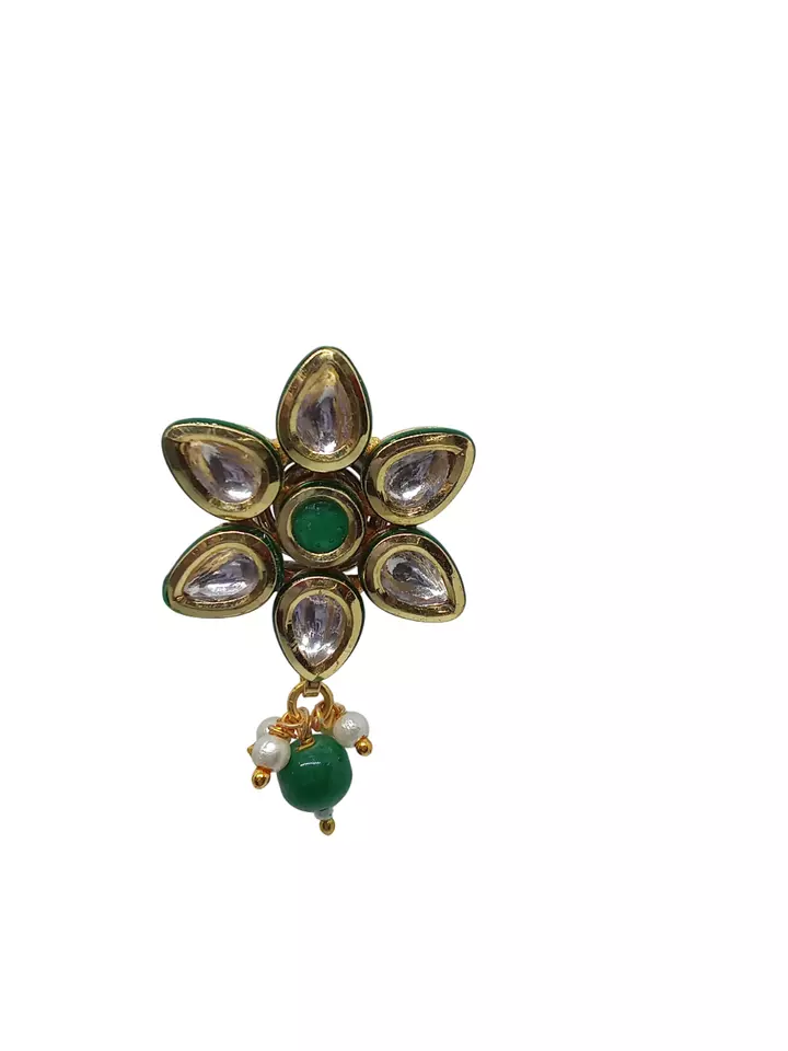 Women Kundan Polki Earrings Indian Bollywood Gold Plated Valentine's Day Gift