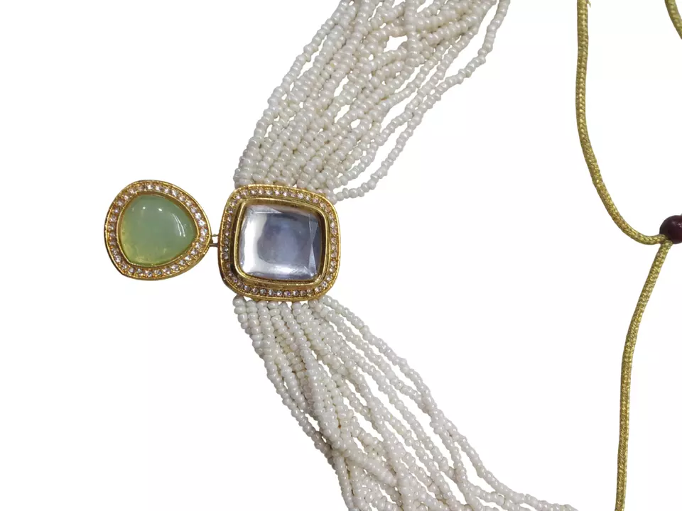 Gold Plated Women Wedding Jewellery Necklace Set Stylish Choker Girls Pendant